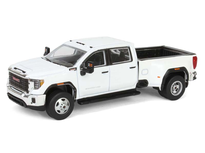 48 COUNT CASE 2022 GMC Sierra 3500HD Pro Dually - Summit White (Exclusive) Diecast 1:64 Scale Model - Karson Diecast Co. 51560A