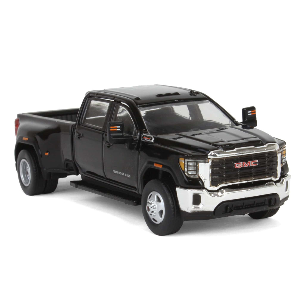 2022 GMC Sierra 3500HD Pro Dually - Onyx Black (Exclusive) Diecast 1:64 Scale Model - Karson Diecast Co. 51560B