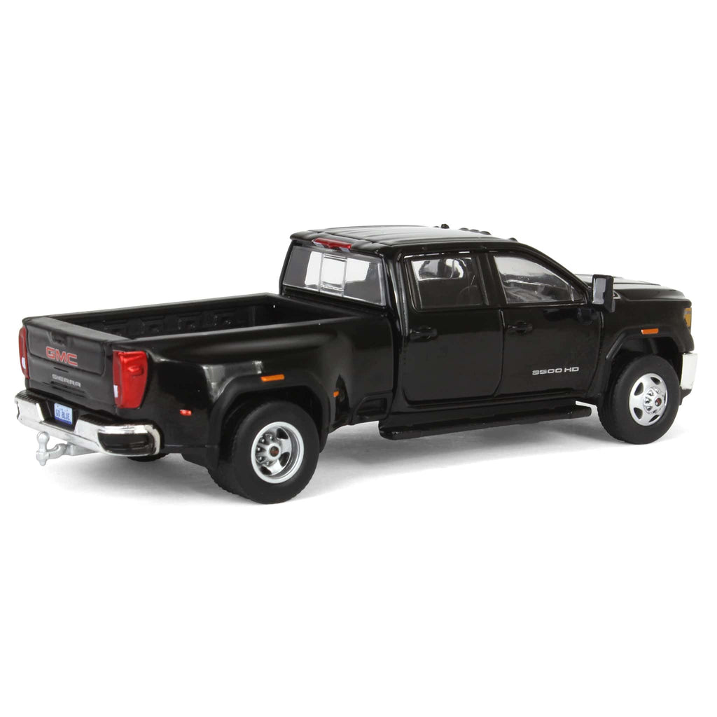 2022 GMC Sierra 3500HD Pro Dually - Onyx Black (Exclusive) Diecast 1:64 Scale Model - Karson Diecast Co. 51560B