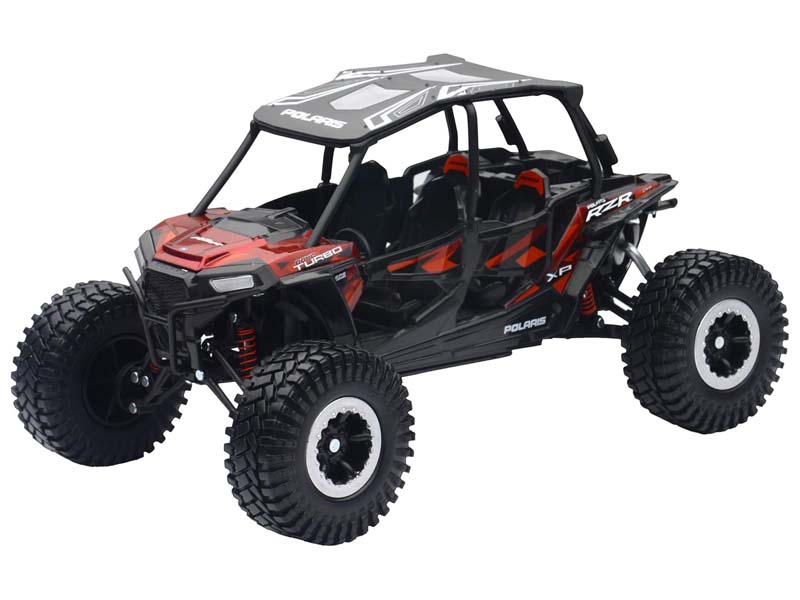 Polaris RZR Turbo XP 4 - Red Side-By-Side 1:18 Scale Model - New Ray 57976B