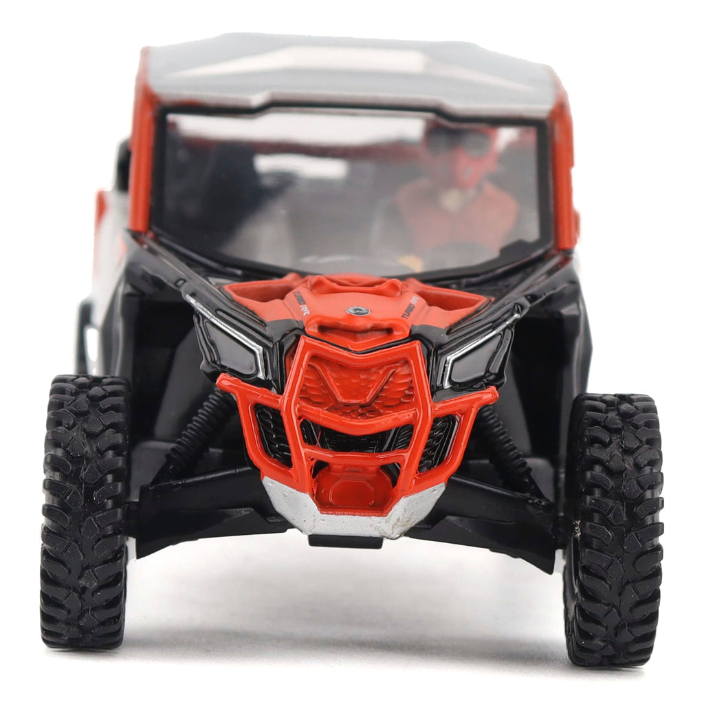 PRE-ORDER Can-Am Maverick X3 X rc Turbo RR Chalk Gray & Magma Red Diecast 1:32 Scale Model - Diecast Masters 60002