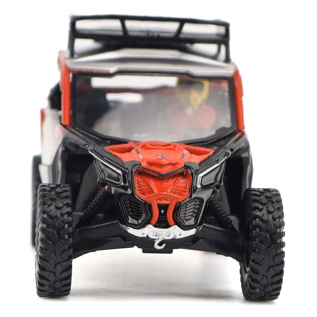 PRE-ORDER Can-Am Maverick X3 X rs Turbo RR Sand Version Chalk Gray & Magma Red Diecast 1:32 Scale Model - Diecast Masters 60003