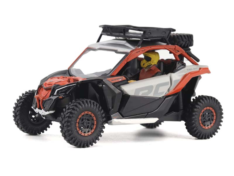 PRE-ORDER Can-Am Maverick X3 X rs Turbo RR Sand Version Chalk Gray & Magma Red Diecast 1:32 Scale Model - Diecast Masters 60003