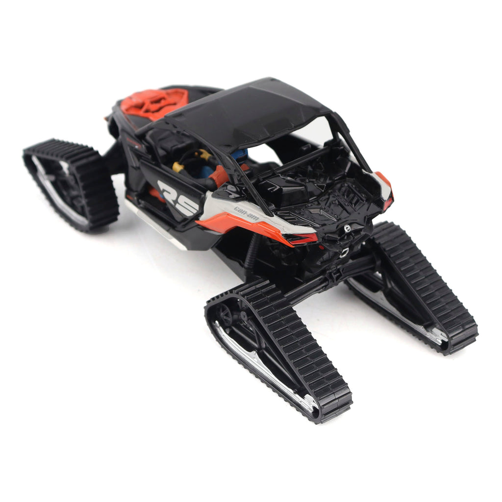 PRE-ORDER Can-Am Maverick X3 X rs Turbo RR Winter Version Chalk Gray & Magma Red Diecast 1:32 Scale Model - Diecast Masters 60004