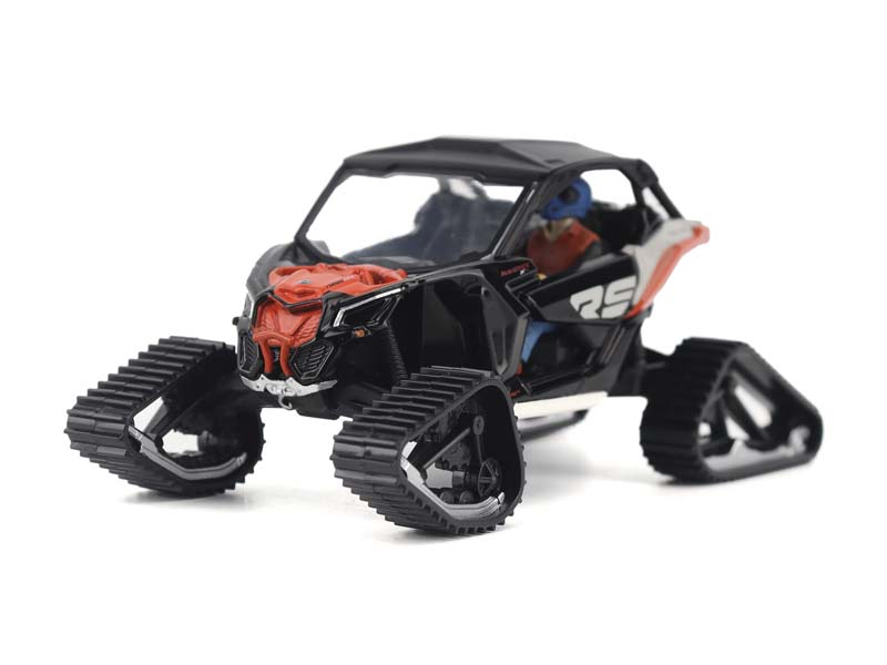 PRE-ORDER Can-Am Maverick X3 X rs Turbo RR Winter Version Chalk Gray & Magma Red Diecast 1:32 Scale Model - Diecast Masters 60004