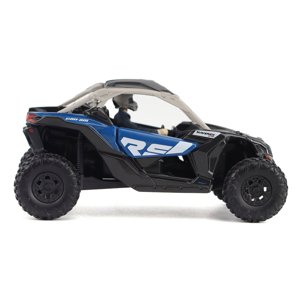 PRE-ORDER Can-Am Maverick X3 X rs Turbo RR - Intense Blue Carbon Black & Chalk Grey Diecast 1:32 Scale Model - Diecast Masters 60005