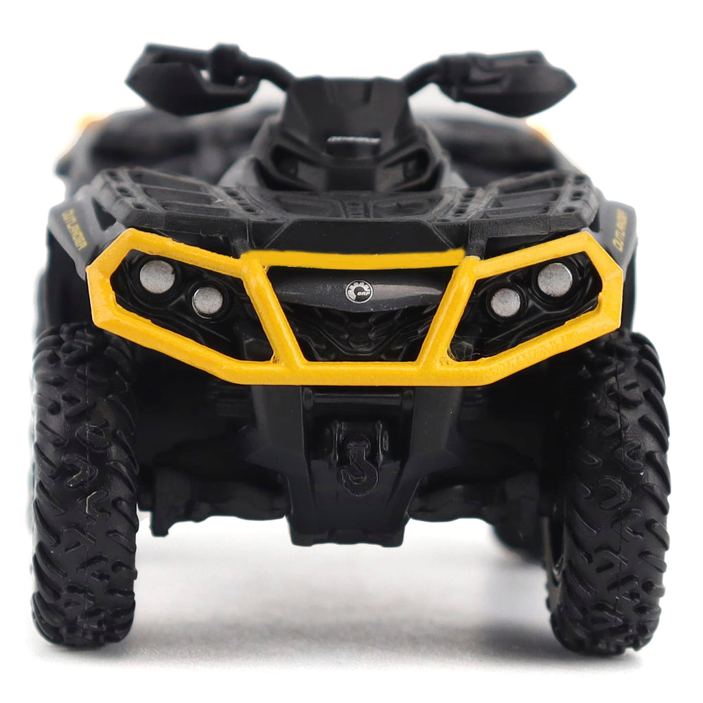 PRE-ORDER Can-Am Outlander XT-P 1000R Iron Gray, Black & Neo Yellow Diecast 1:32 Scale Model - Diecast Masters 60006