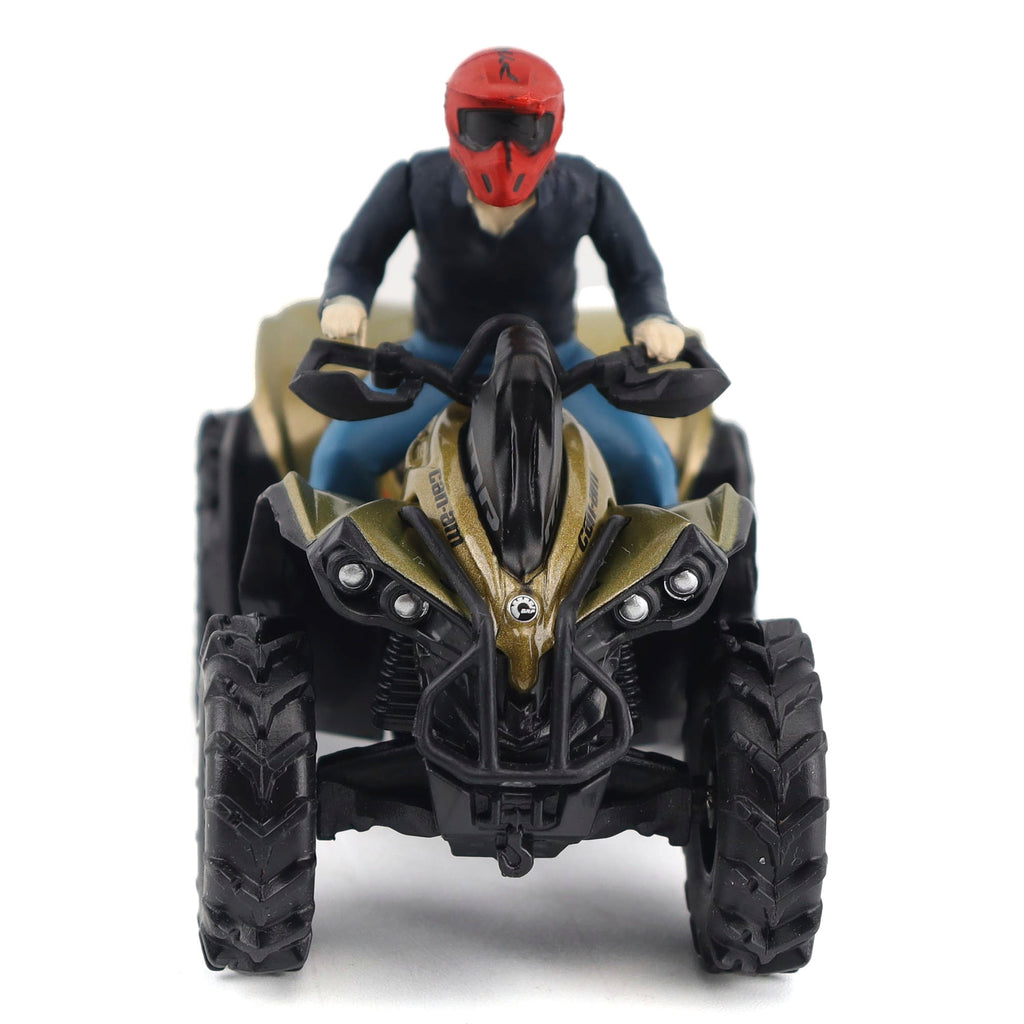 PRE-ORDER Can-Am Renegade X mr 1000R Liquid Titanium & Magma Red Diecast 1:32 Scale Model - Diecast Masters 60010