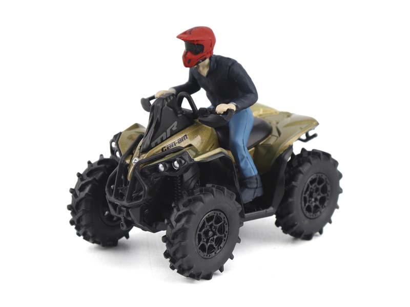 PRE-ORDER Can-Am Renegade X mr 1000R Liquid Titanium & Magma Red Diecast 1:32 Scale Model - Diecast Masters 60010