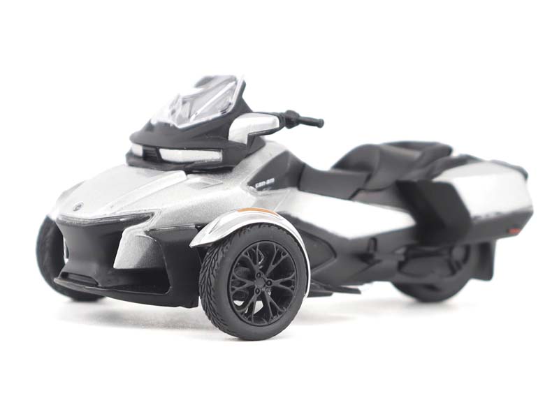 PRE-ORDER Can-Am Spyder RT Hyper Silver Diecast 1:32 Scale Model - Diecast Masters 60016