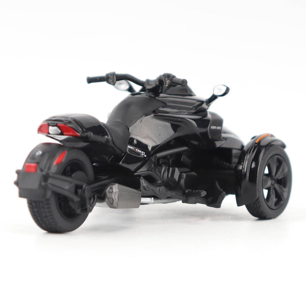 PRE-ORDER Can-Am Spyder F3 Steel Black Metallic Diecast 1:32 Scale Model - Diecast Masters 60018