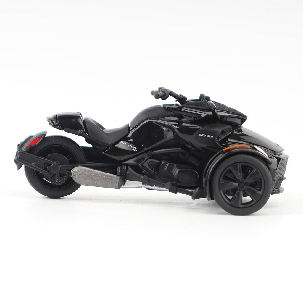 PRE-ORDER Can-Am Spyder F3 Steel Black Metallic Diecast 1:32 Scale Model - Diecast Masters 60018