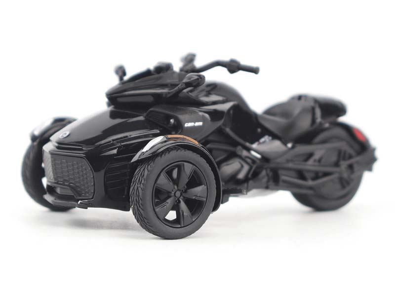 PRE-ORDER Can-Am Spyder F3 Steel Black Metallic Diecast 1:32 Scale Model - Diecast Masters 60018