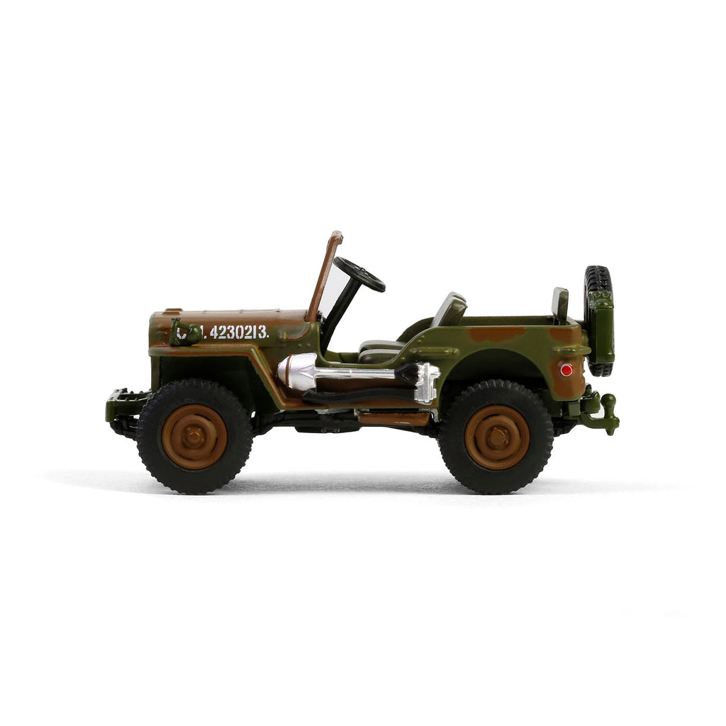 PRE-ORDER 1942 Willys MB - 1st Canadian Tank Brigade Three Rivers Regiment England (Battalion 64 Series 5) Diecast 1:64 Scale Model - Greenlight 61050A