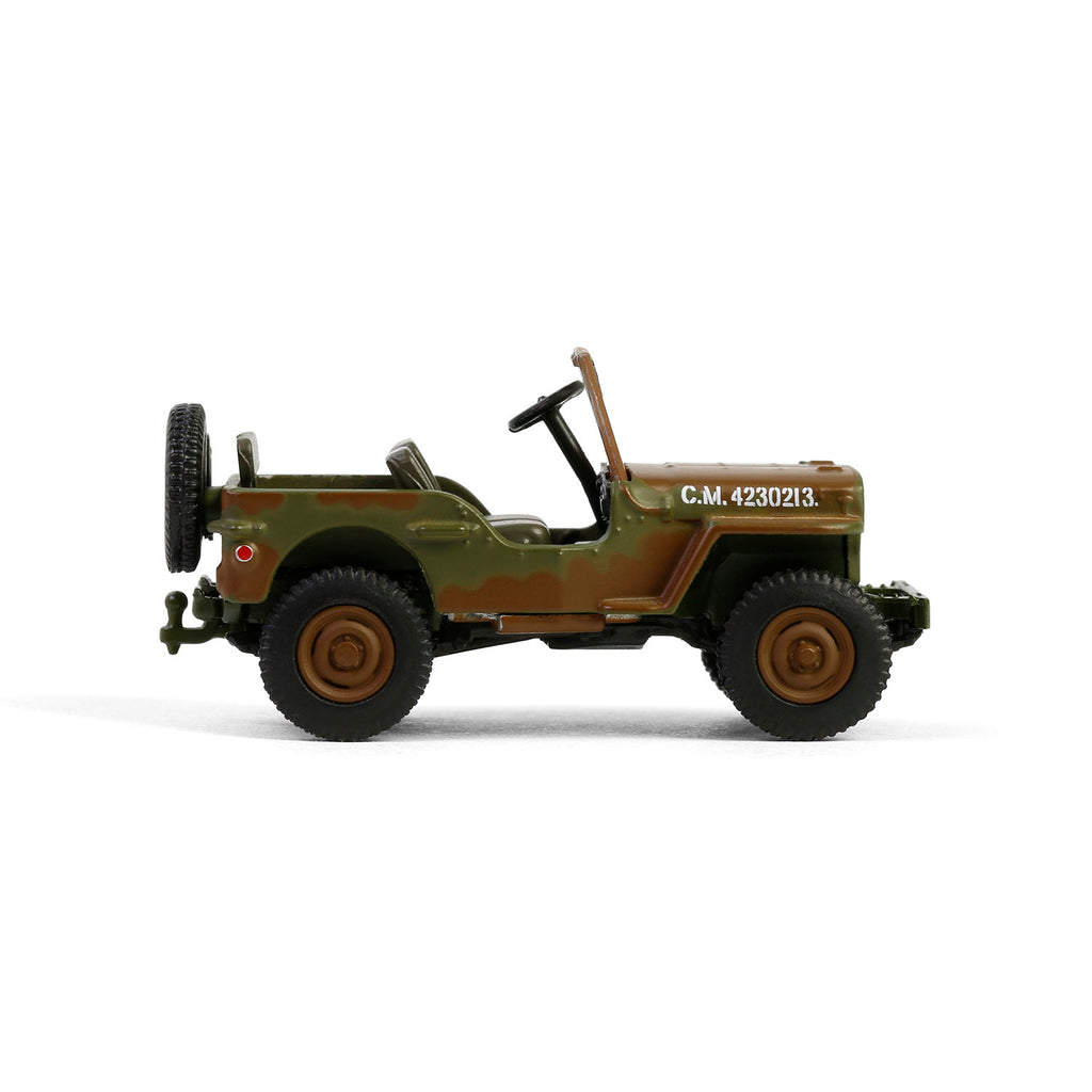 PRE-ORDER 1942 Willys MB - 1st Canadian Tank Brigade Three Rivers Regiment England (Battalion 64 Series 5) Diecast 1:64 Scale Model - Greenlight 61050A