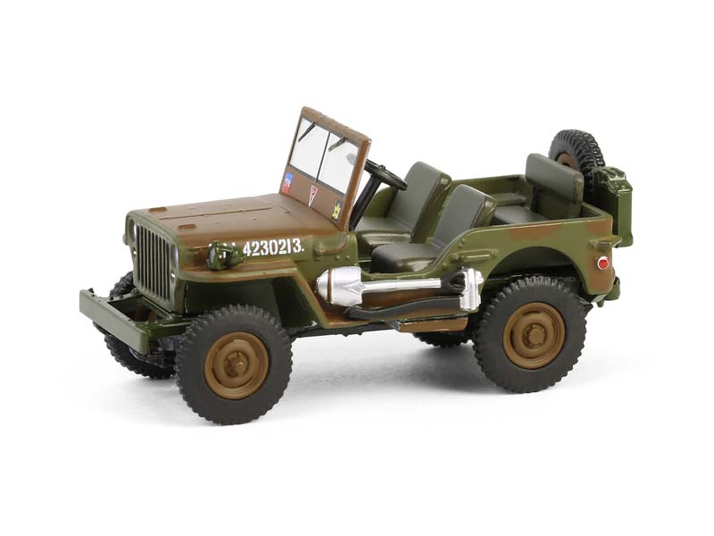 PRE-ORDER 1942 Willys MB - 1st Canadian Tank Brigade Three Rivers Regiment England (Battalion 64 Series 5) Diecast 1:64 Scale Model - Greenlight 61050A