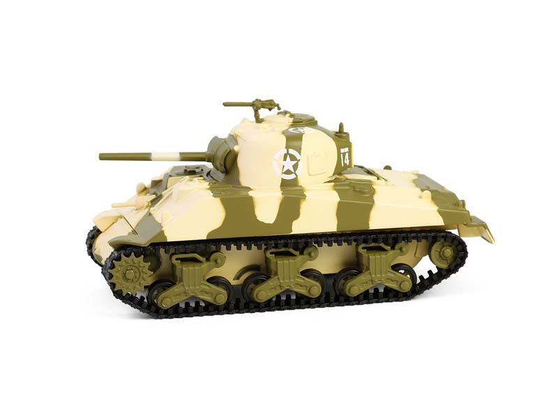 PRE-ORDER M4 Sherman Tank U.S. Army - 756th Tank Battalion Italy (Battalion 64 Series 5) Diecast 1:64 Scale Model - Greenlight 61050B