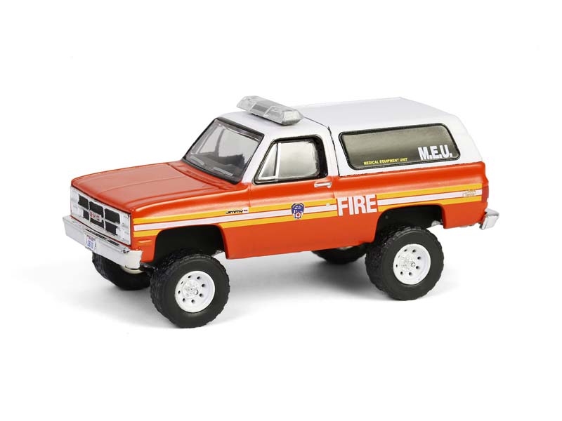 1987 GMC Jimmy – FDNY Medical Equipment Unit (First Responders Series 2) Diecast 1:64 Scale Model - Greenlight 67060A