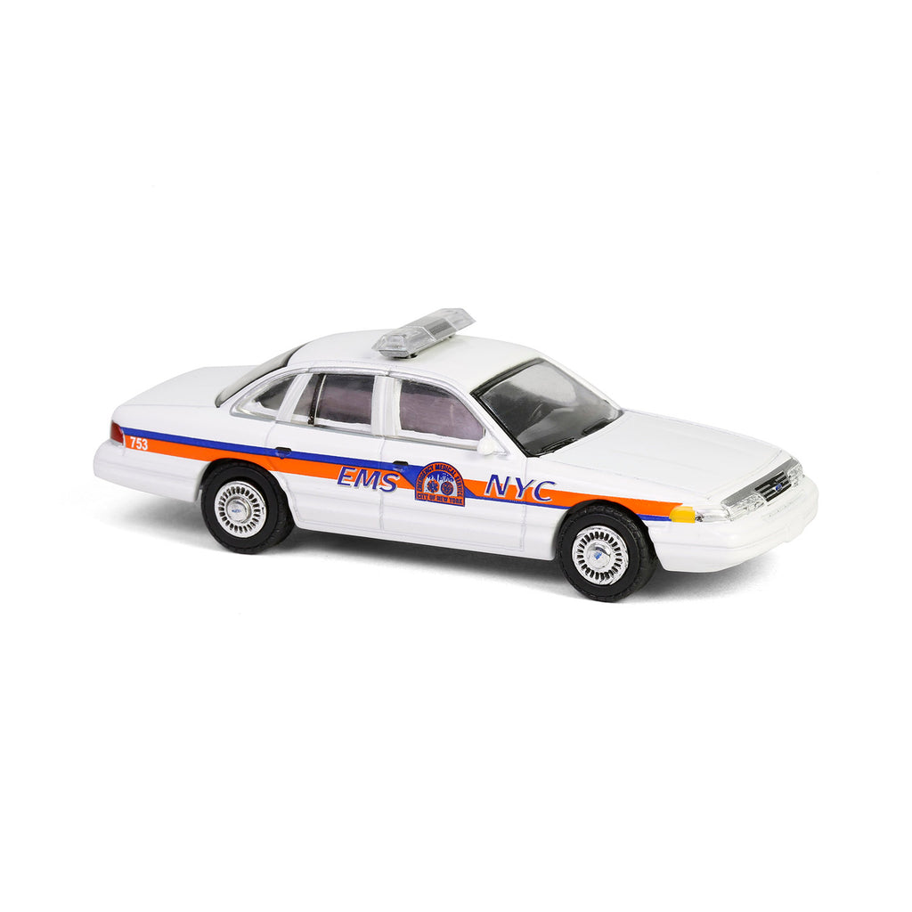 1994 Ford Crown Victoria - NYC EMS (First Responders Series 2) Diecast 1:64 Scale Model - Greenlight 67060C