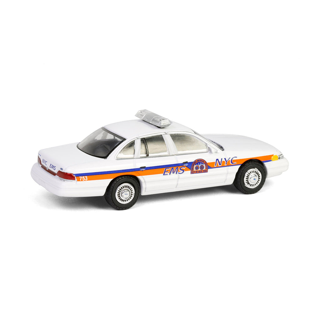 1994 Ford Crown Victoria - NYC EMS (First Responders Series 2) Diecast 1:64 Scale Model - Greenlight 67060C