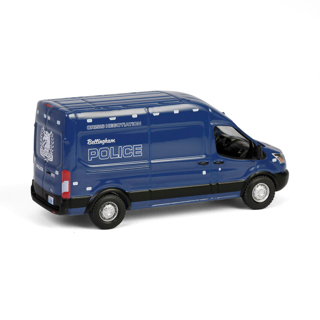 2020 Ford Transit LWB High Roof - Bellingham Crisis Negotiation Team (First Responders Series 2) Diecast 1:64 Scale Model - Greenlight 67060D