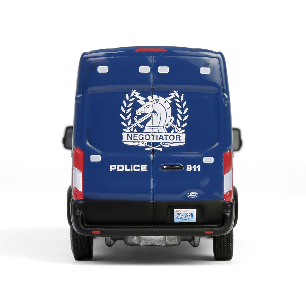 2020 Ford Transit LWB High Roof - Bellingham Crisis Negotiation Team (First Responders Series 2) Diecast 1:64 Scale Model - Greenlight 67060D