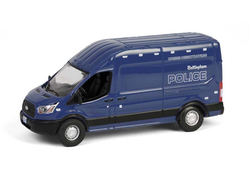 2020 Ford Transit LWB High Roof - Bellingham Crisis Negotiation Team (First Responders Series 2) Diecast 1:64 Scale Model - Greenlight 67060D