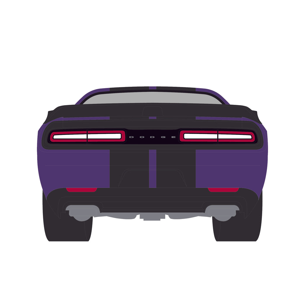 PRE-ORDER 2023 Dodge Challenger SRT Hellcat Jailbreak - Plum Crazy (Showroom Floor Series 7) Diecast 1:64 Scale Model - Greenlight 68070A