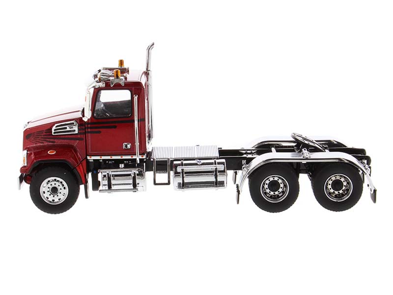 Western Star 4700 SF Tandem Day Cab Tractor - Metallic Red (Transport Series) 1:50 Scale Model - Diecast Masters 71037