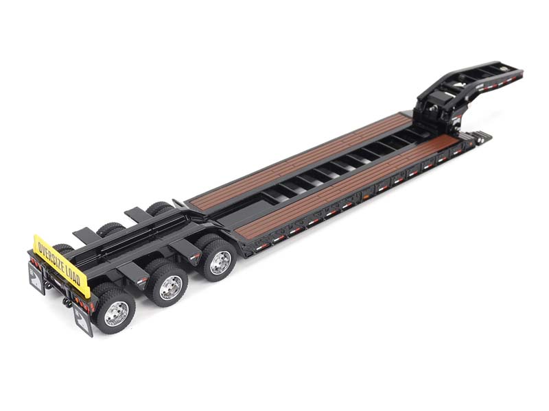 Trail King TK120 Hydraulic Detachable Gooseneck Lowboy Trailer - Black (Transport Series) Diecast 1:50 Scale Model - Diecast Masters 71136