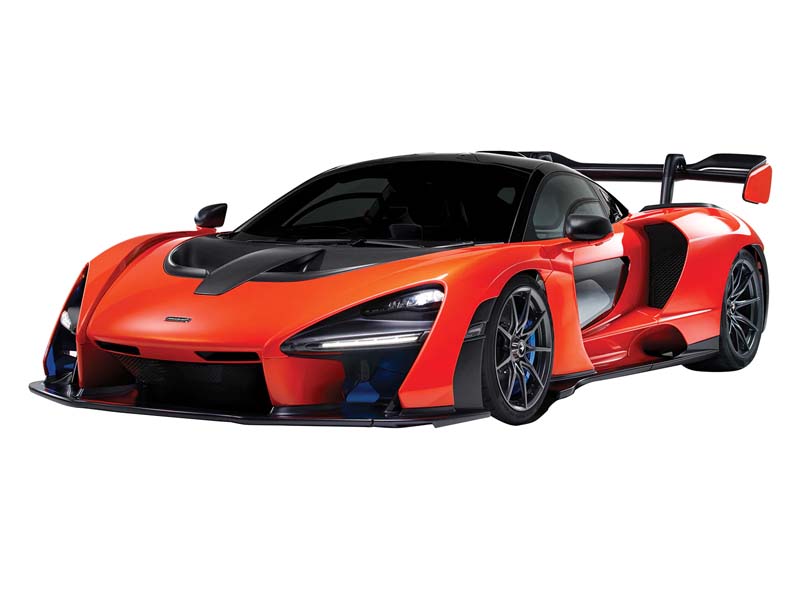 McLaren Senna - Orange Metallic and Black (Timeless Legends) Diecast 1 ...