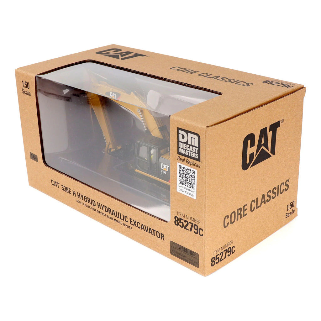 CAT Caterpillar 336E H Hybrid Hydraulic Excavator (Core Classics Series) 1:50 Scale Model - Diecast Masters 85279C