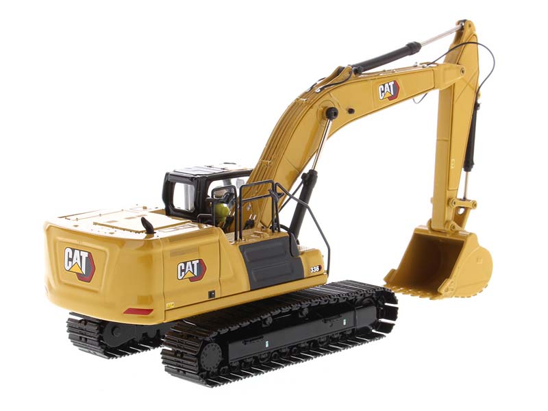 CAT Caterpillar 336 Next Generation Hydraulic Excavator w/ Operator (High Line Series) 1:50 Scale Model -- Diecast Masters 85586