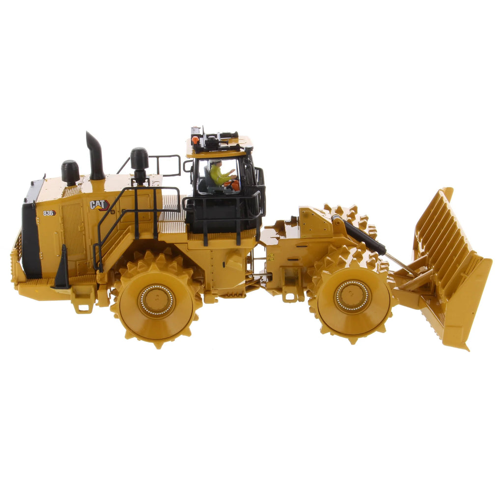 CAT Caterpillar 836 Landfill Compactor (High Line Series) Diecast 1:50 Scale Model - Diecast Masters 85763