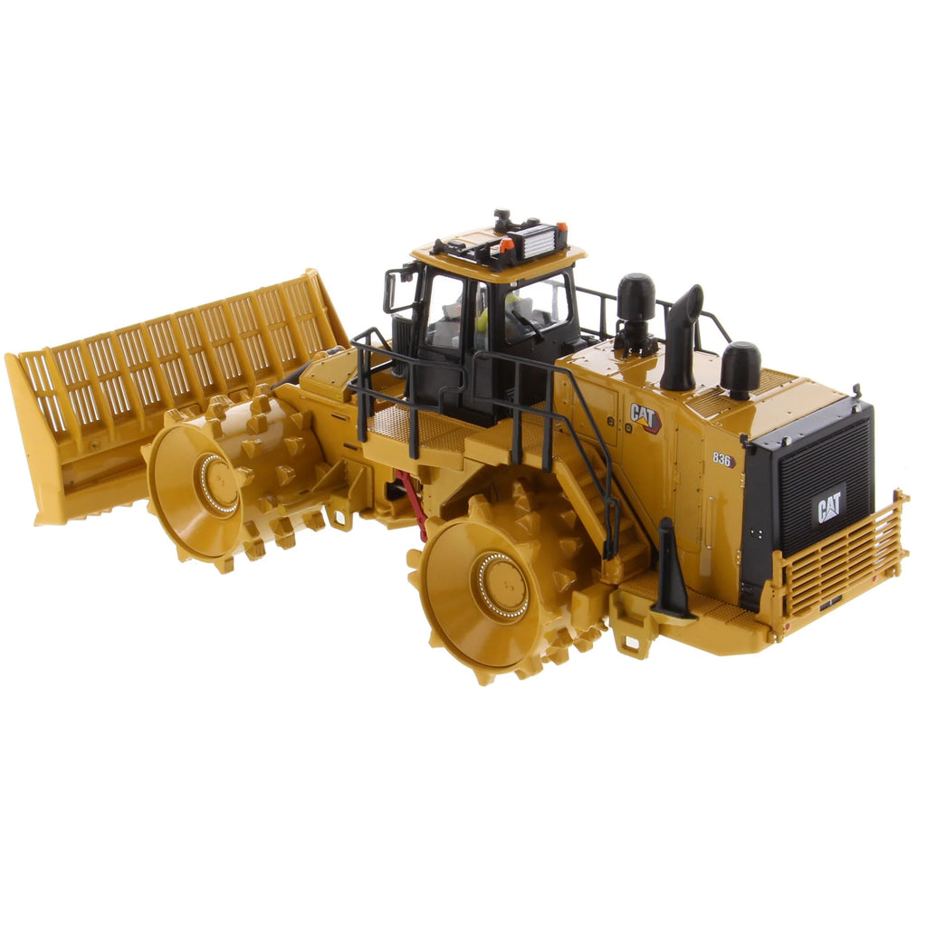 CAT Caterpillar 836 Landfill Compactor (High Line Series) Diecast 1:50 Scale Model - Diecast Masters 85763