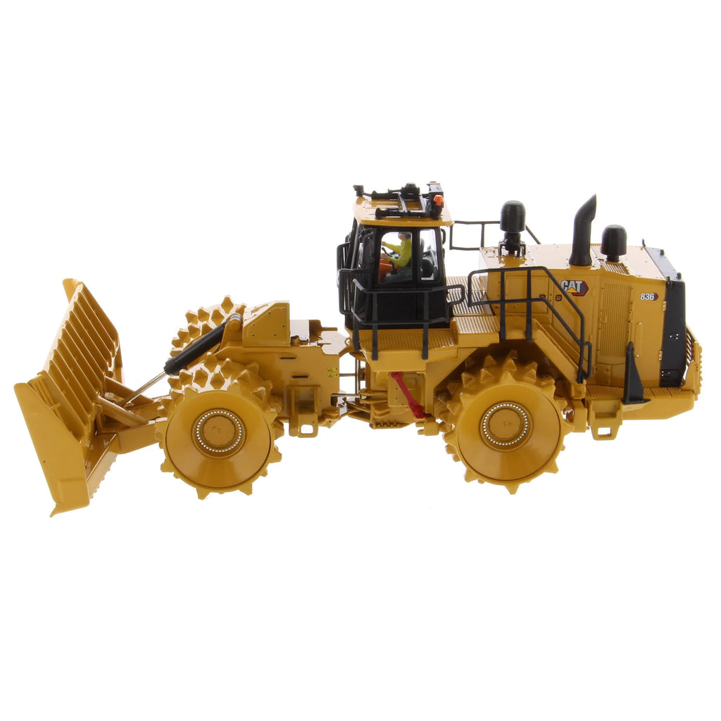 CAT Caterpillar 836 Landfill Compactor (High Line Series) Diecast 1:50 Scale Model - Diecast Masters 85763