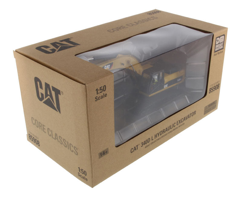 CAT Caterpillar 340D L Hydraulic Excavator (Core Classics Series) Diecast 1:50 Scale Model - Diecast Masters 85908C