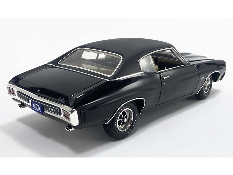 1970 Chevrolet Chevelle SS 454 - Black Diecast 1:18 Scale Model - ACME A1805527