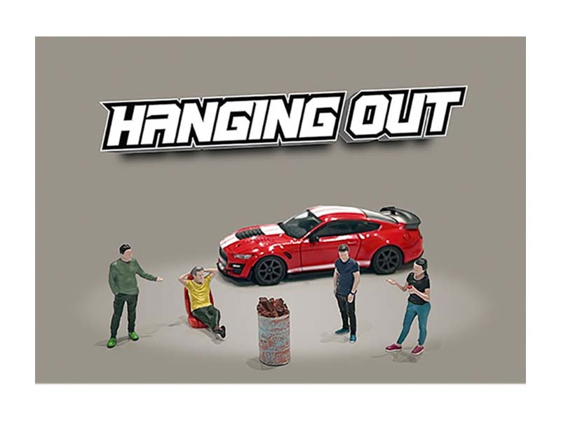 Hanging Out Set (MiJo Exclusives) Diecast 1:64 Scale Model - American Diorama AD76514