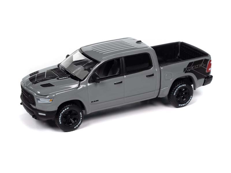 2023 Dodge Ram Rebel Lunar Edition – Grey Diecast 1:64 Scale Model - Auto World AWSP164B