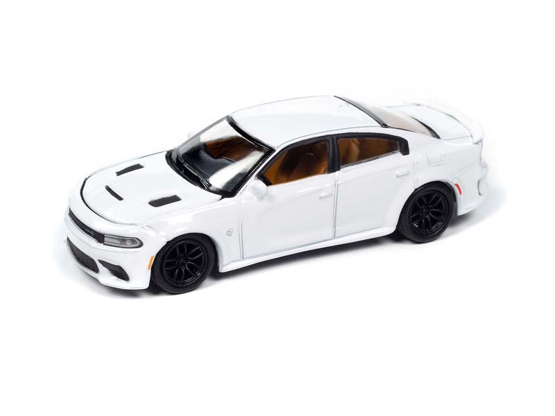 2021 Dodge Charger SRT Hellcat Redeye – White Diecast 1:64 Scale Model - Auto World AWSP172A