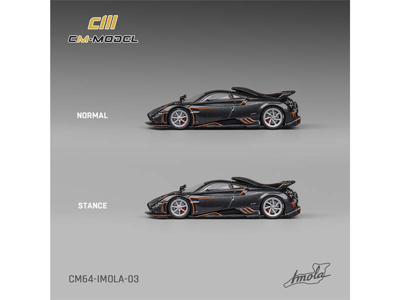 PRE-ORDER Pagani Imola – Metallic Grey Diecast 1:64 Scale Model - CM Model CM64-IMOLA-03