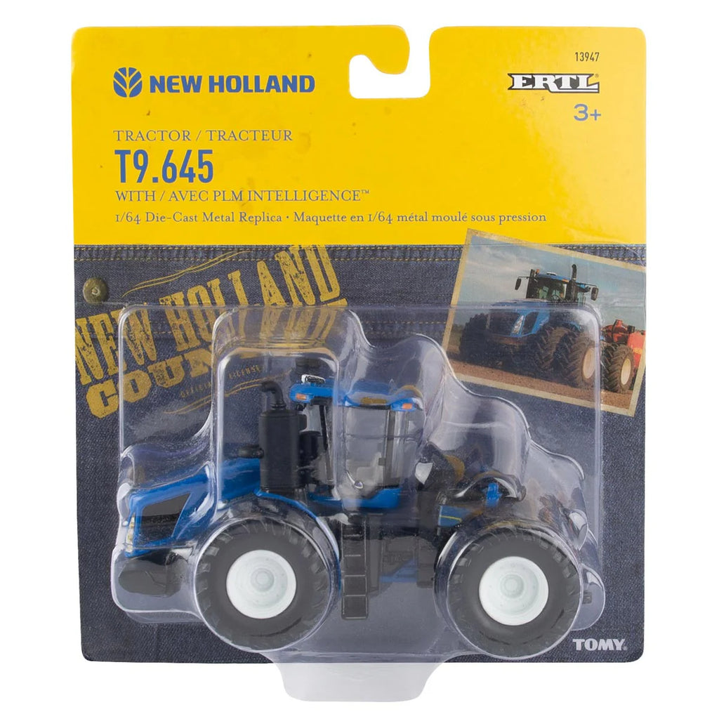 New Holland T9.645 4WD w/ Duals and PLM Intelligence Diecast 1:64 Scale Model - ERTL ERT13947