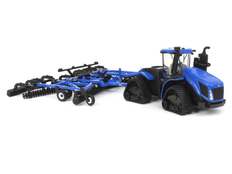 New Holland T9.700 SmartTrax II w/ PLM Intel & Folding Disc Diecast 1:64 Scale Model - ERTL ERT13995