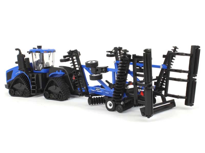 New Holland T9.700 SmartTrax II w/ PLM Intel & Folding Disc Diecast 1:64 Scale Model - ERTL ERT13995