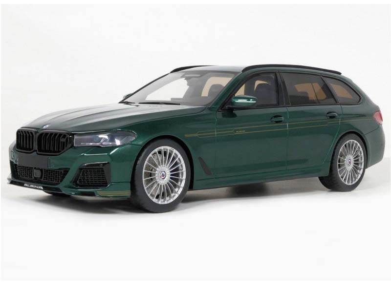 PRE-ORDER 2023 BMW Alpina B5 Touring Green (Limited Edition Resin Model) Diecast 1:18 Scale Model - GT Spirit GT475