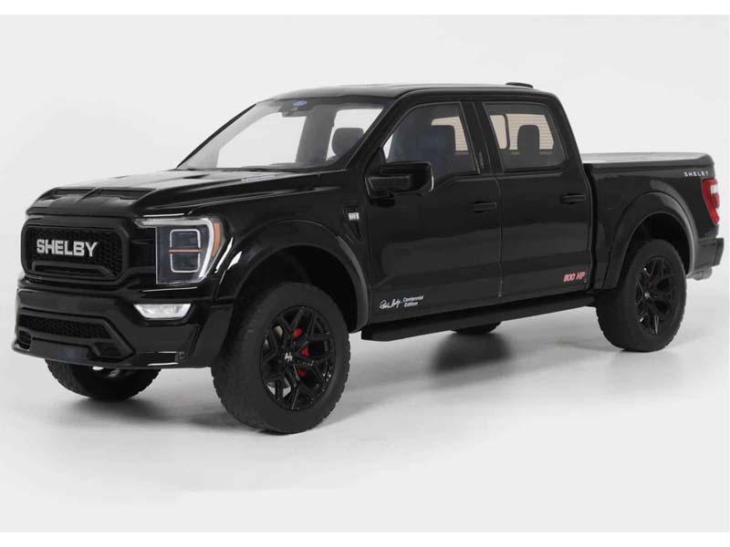 PRE-ORDER 2024 Shelby Ford F-150 Centennial Edition Black (Limited Edition Resin Model) Diecast 1:18 Scale Model - GT Spirit GT919