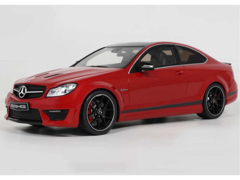 PRE-ORDER 2014 Mercedes-Benz C63 AMG Edition 507 - Red (Limited Edition Resin Model) Diecast 1:18 Scale Model - GT Spirit GT920