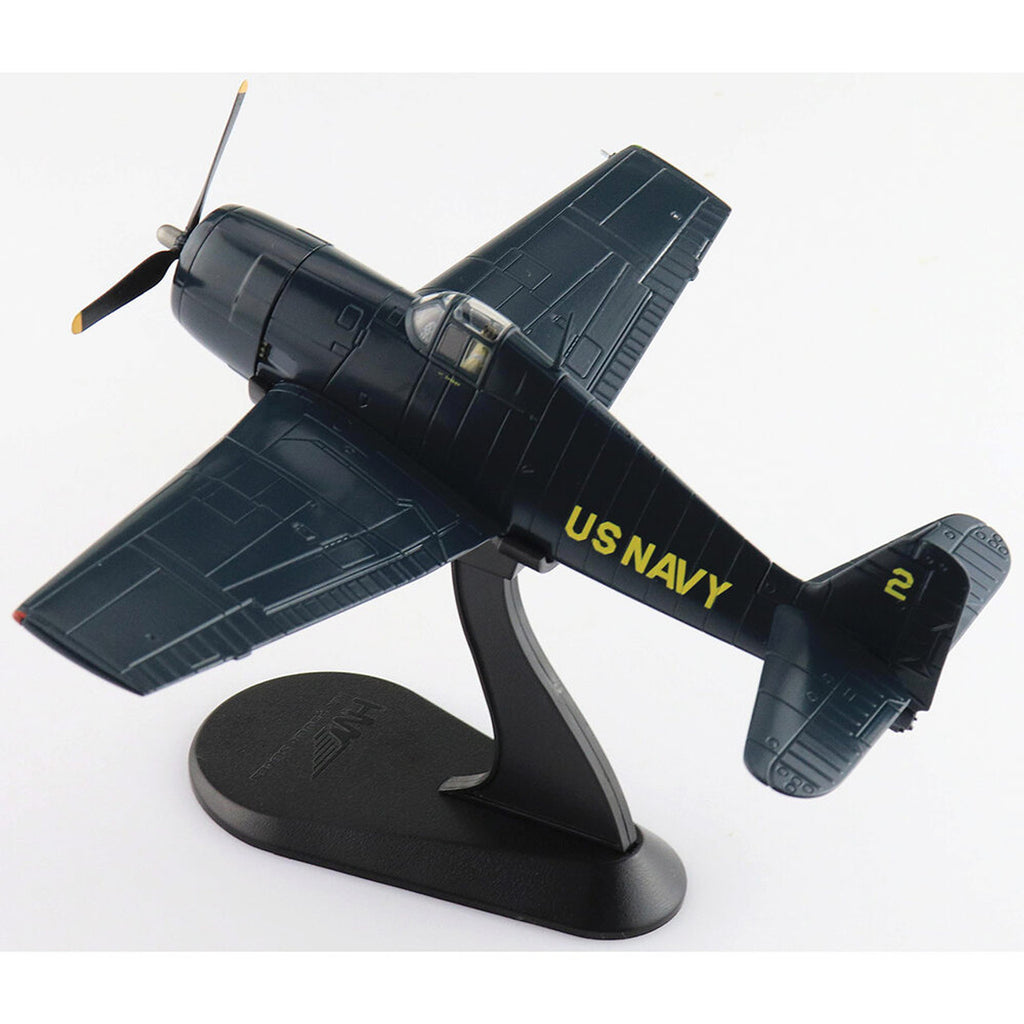 Grumman F6F-5 Hellcat US Navy 1946 No. 2 Airplane Diecast 1:72 Scale Model - Hobby Master HA1120