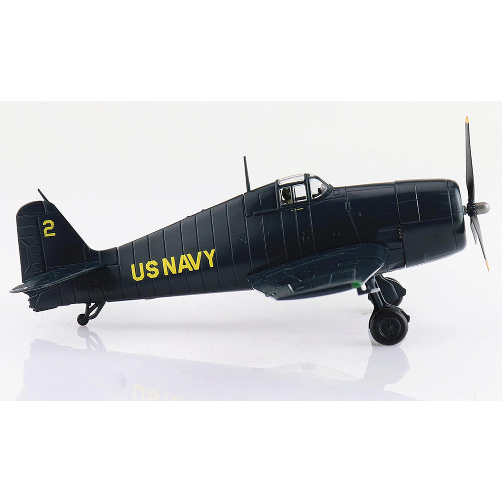 Grumman F6F-5 Hellcat US Navy 1946 No. 2 Airplane Diecast 1:72 Scale Model - Hobby Master HA1120